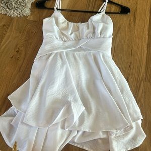 white altard state dress!! ties in the back